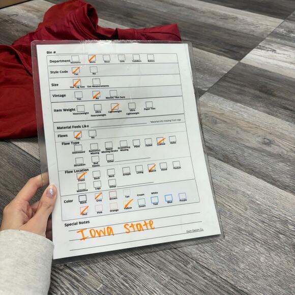 Nike Dri Fit Iowa State Cyclones ISU Red 2XL Mini Swoosh NCAA Windbreaker Jacket - Picture 10 of 10